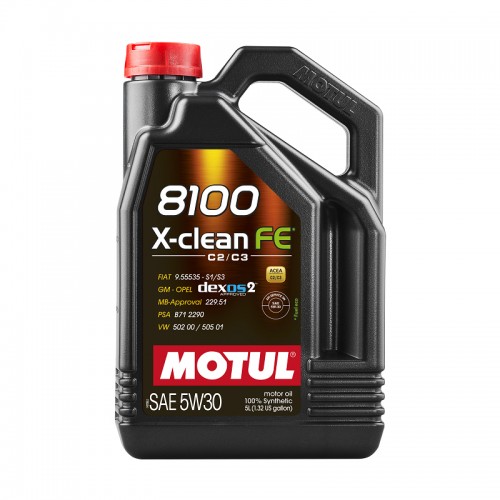 Моторное масло MOTUL 8100 X-Clean EFE 5W-30, 5л
