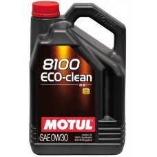 Моторное масло MOTUL 8100 ECO-CLEAN 0W-30 100% Synth., 5л