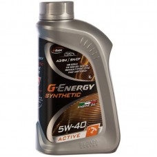 Моторное масло G-ENERGY Synthetic Active 5W-40 SN/CF, 1л