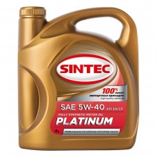 Моторное масло SINTEC PLATINUM SAE 5W-40 API SN/CF ACEA A3/B4, 4л