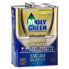 Моторное масло Moly Green Premium Protect 5W-40 SN/CF C3, 4л