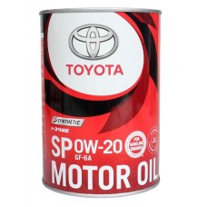 Моторное масло Toyota Motor Oil 0W-20 SP, 1л